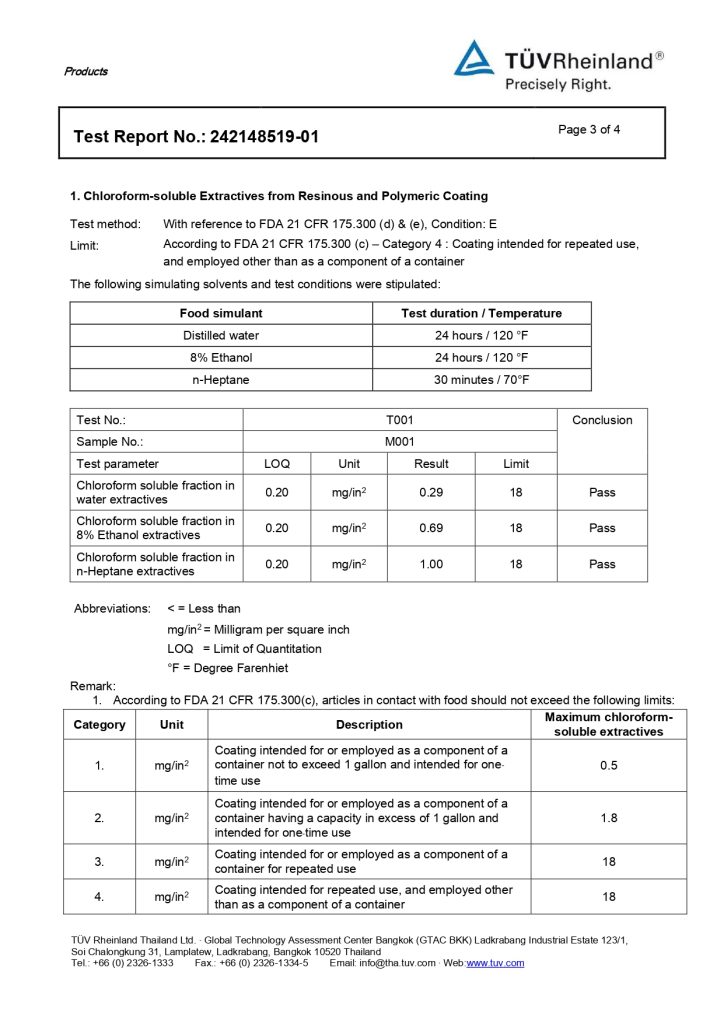test report
